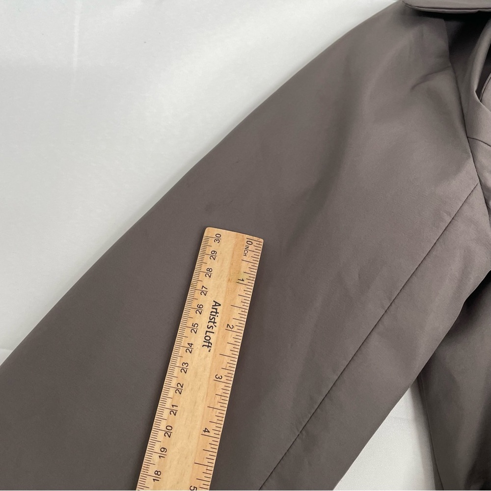 Aritzia Wilfred Trench Coat Women’s L Lined Button Up Belted Front Pockets - Picture 13 of 14
